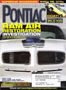 HIGH PERFORMANCE PONTIAC 2006 FEB - '60 X-400 TEST*